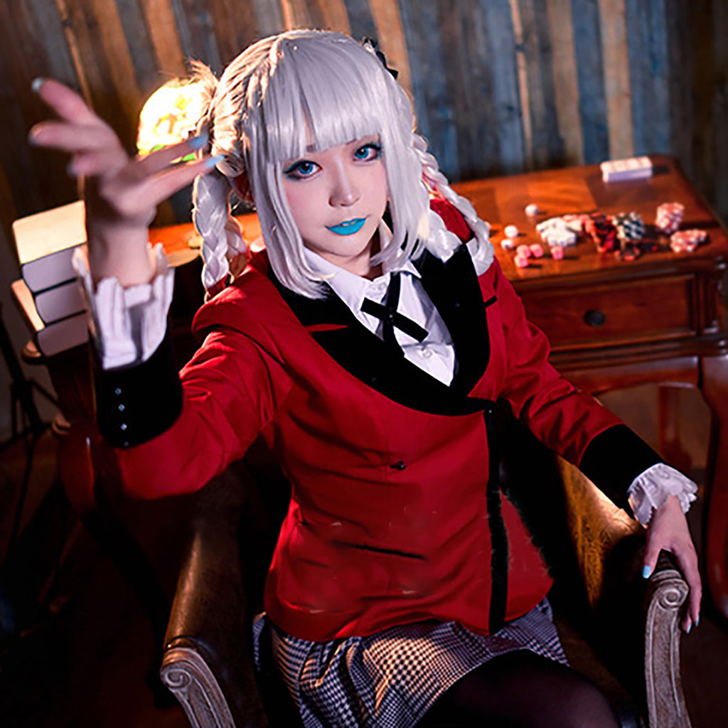 ウィッグ付き 賭ケグルイ 桃喰 綺羅莉 生徒会長 制服