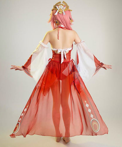 原神 八重神子 水着 コスプレ  衣装 Genshin 璃月七星 夏