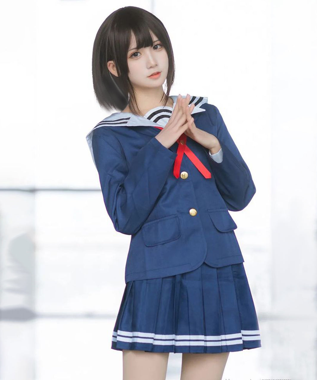 冴えない彼女の育てかた 冴えカノ 加藤恵 コスプレ 制服　ウィッグ付