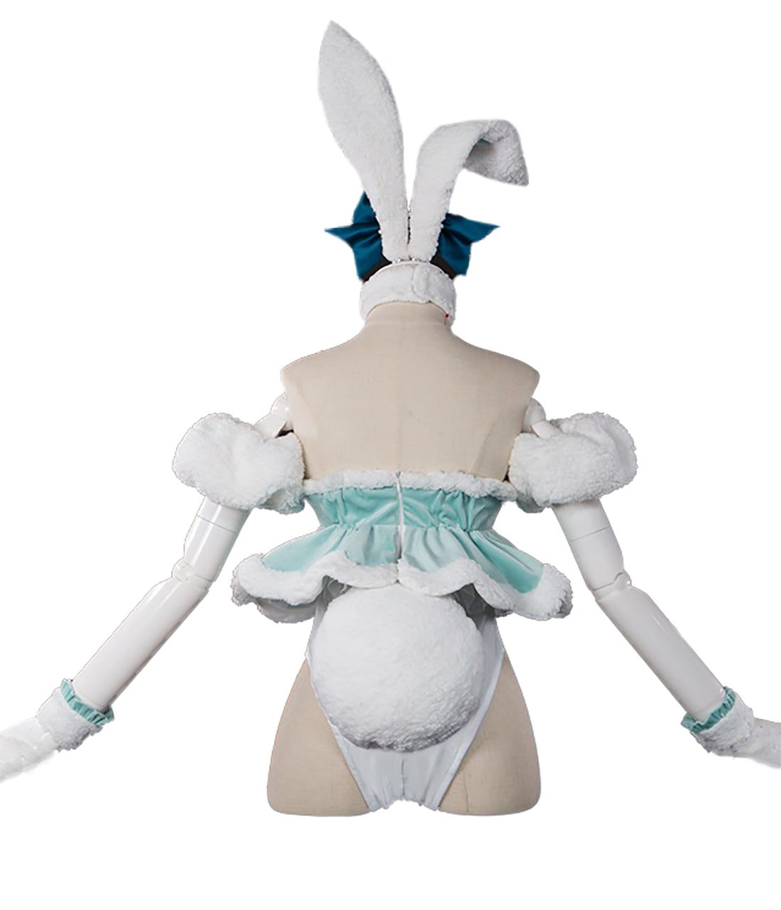 ボーカロイド 初音ミク バニーガール 白うさぎ　背面デザイン