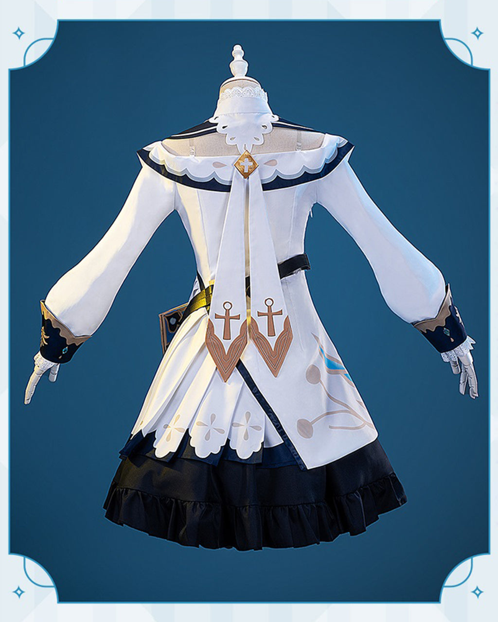 原神 バーバラ コスプレ衣装 背面