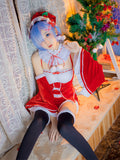 訳アリ！ Re:ゼロから始める異世界生活 リゼロ レム クリスマス サンタ 衣装