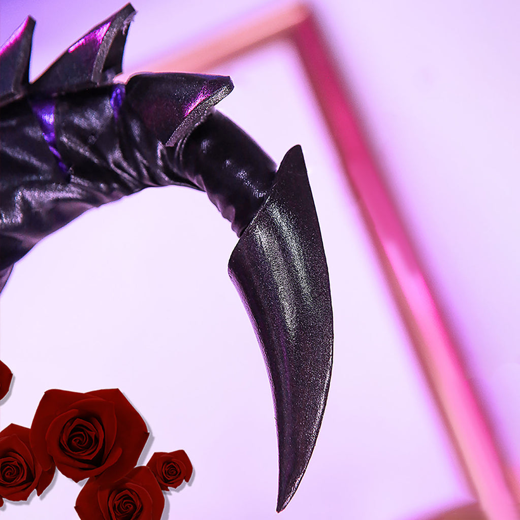 初音ミク コスプレ ワンピース レザー デビル 小悪魔 ヴィラン