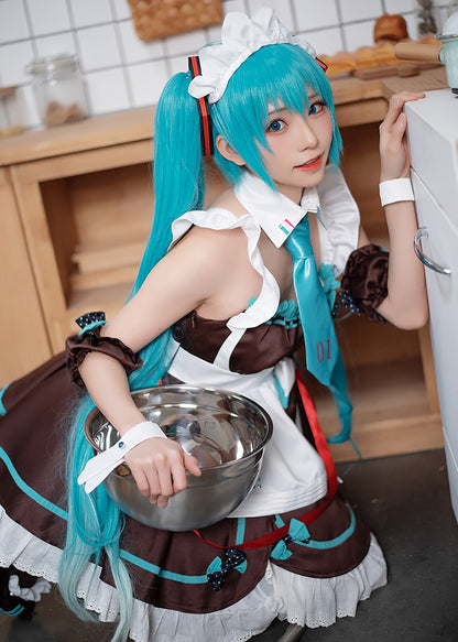 ボーカロイド 初音ミク メイド ロリータ オフショル