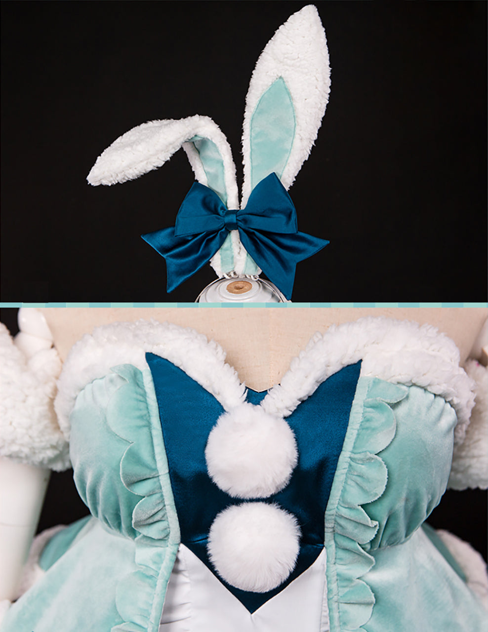 ボーカロイド 初音ミク バニーガール 白うさぎ　詳細