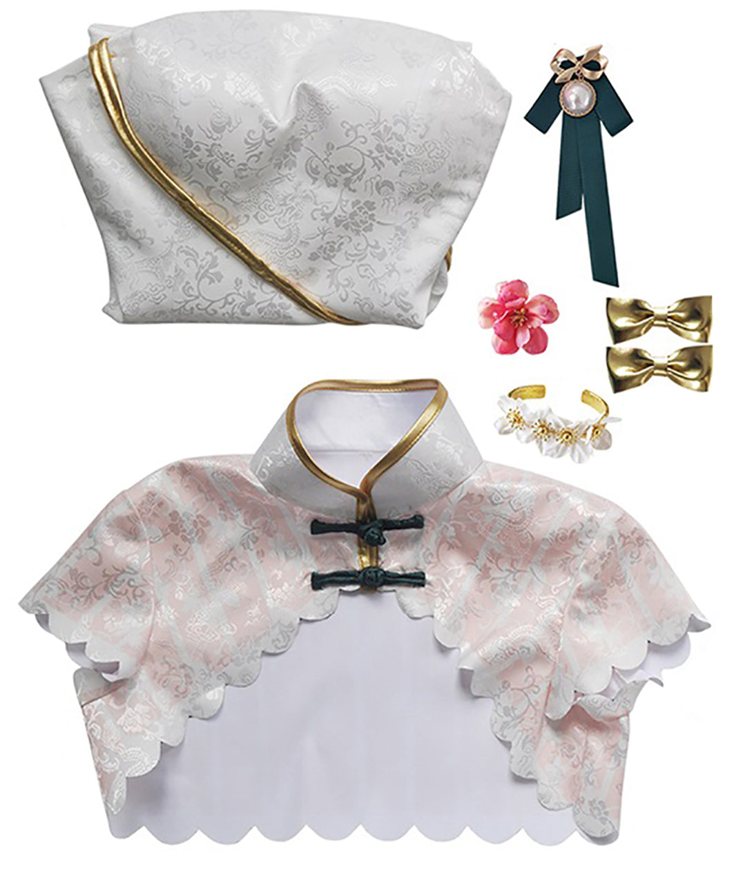 ボカロ 初音ミク コスプレ チャイナ衣装 Mサイズ セット内容