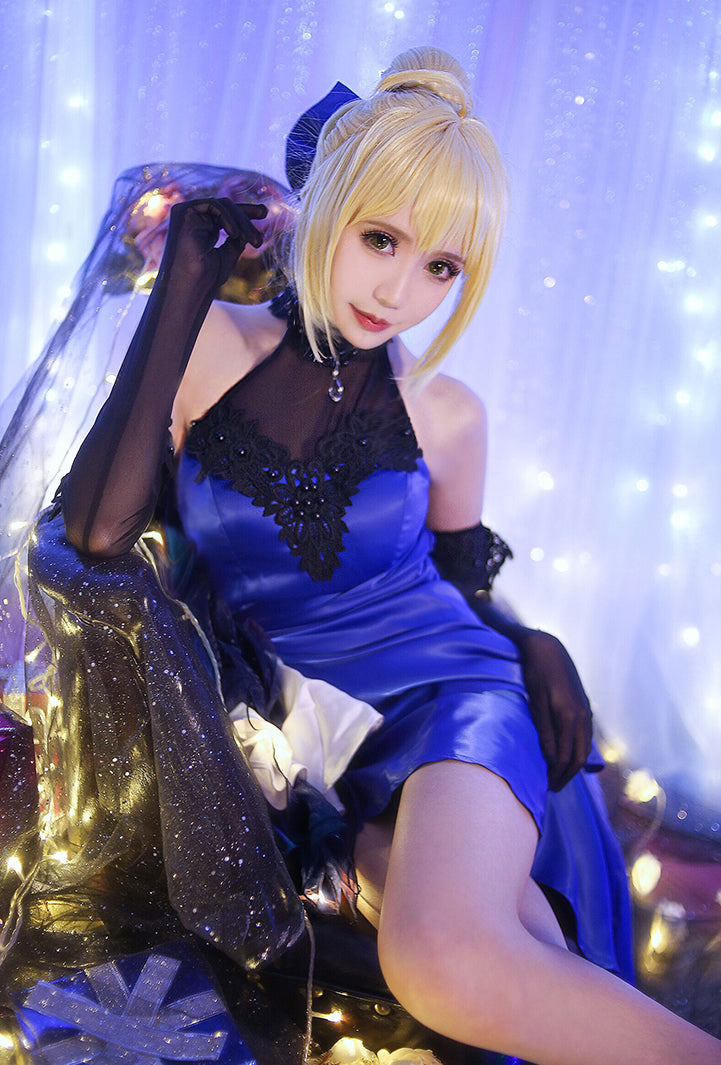 特価】 Fate stay night 遠坂凛風 コスプレ衣装 ウィッグ付き