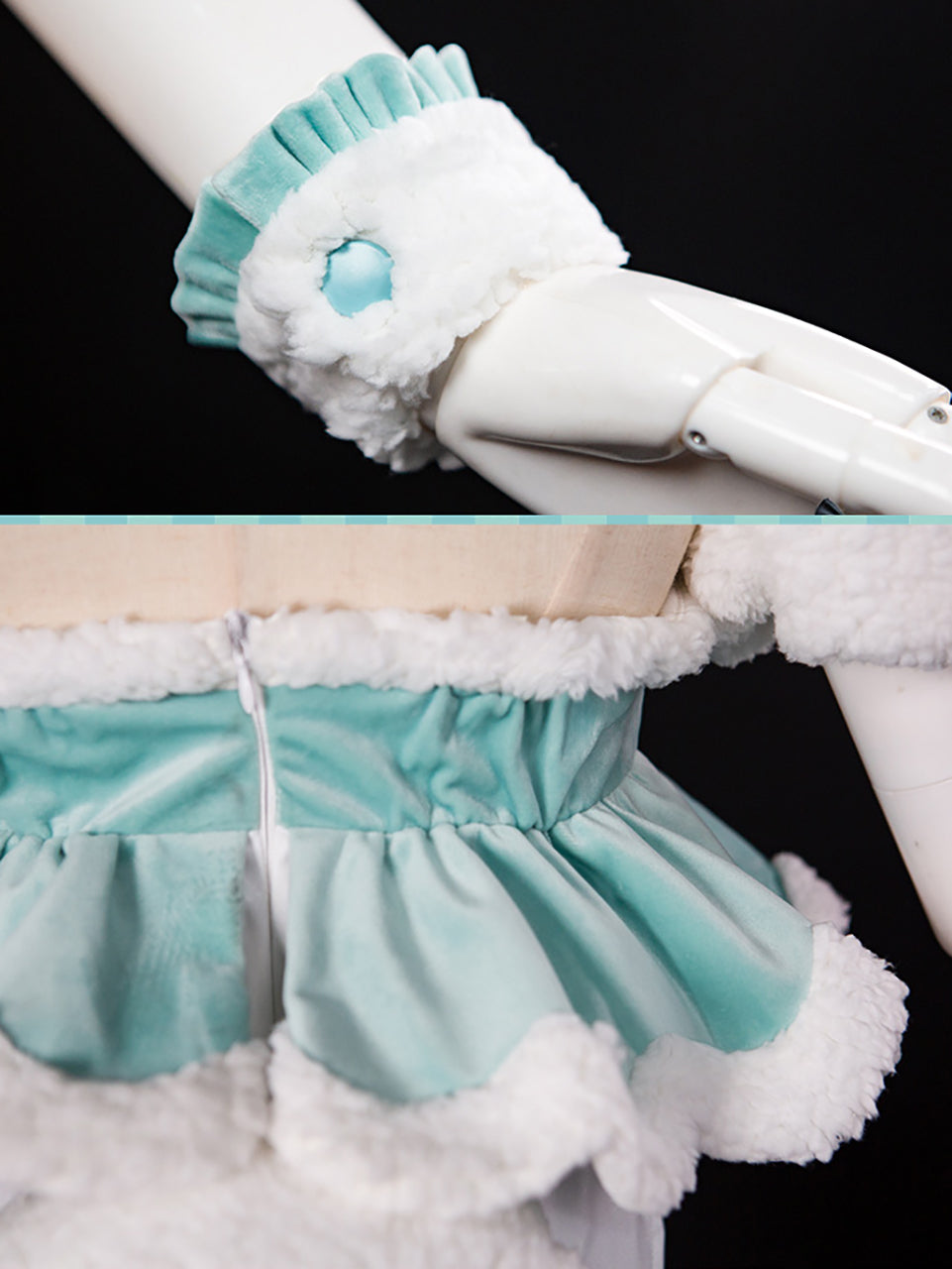 ボーカロイド 初音ミク バニーガール 白うさぎ　詳細デティール