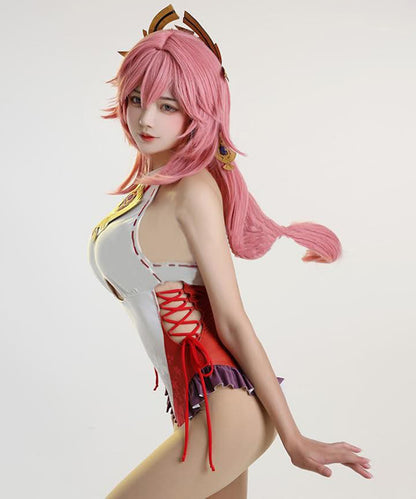 原神 八重神子 水着 コスプレ  衣装 Genshin 璃月七星 夏