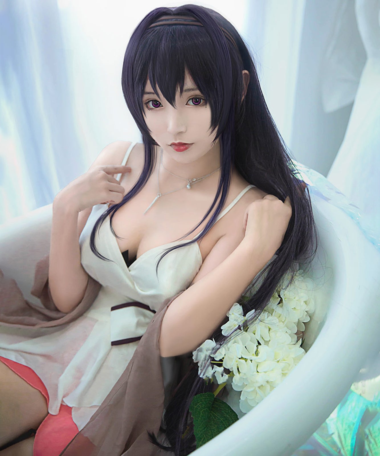 冴えない彼女の育てかた♭ 霞ヶ丘詩羽 コスプレ ランジェリー ホワイト
