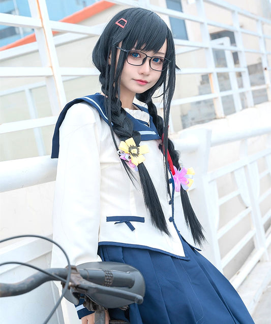 俺を好きなのはお前だけかよ 俺好き 三色院菫子 制服 セーラー服  長袖 コスプレ 衣装