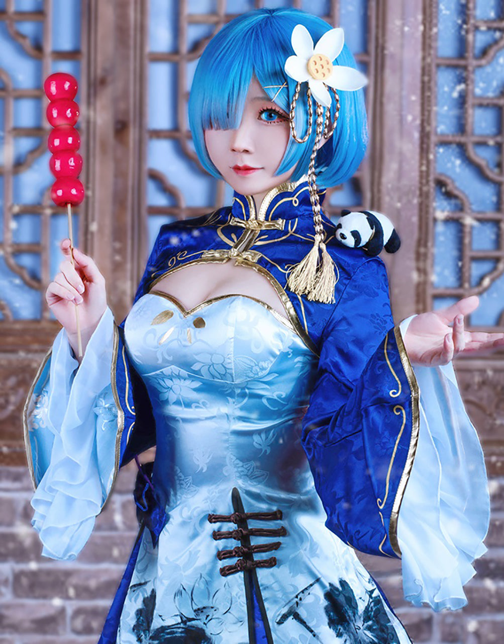 奈々コスプレRe:ゼロ レム チャイナ服 コスプレ 衣装 - コスチューム ...